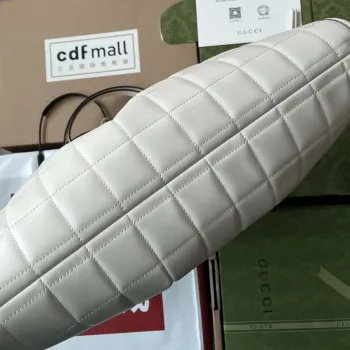 Gucci 746210 Gucci Deco medium tote bag in White Leather