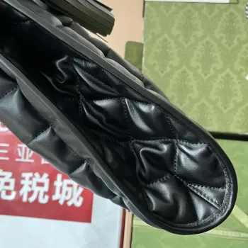 Gucci 746210 Gucci Deco medium tote bag in black leather