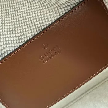 Gucci 725292 Jumbo GG Mini Embossed Bag Brown