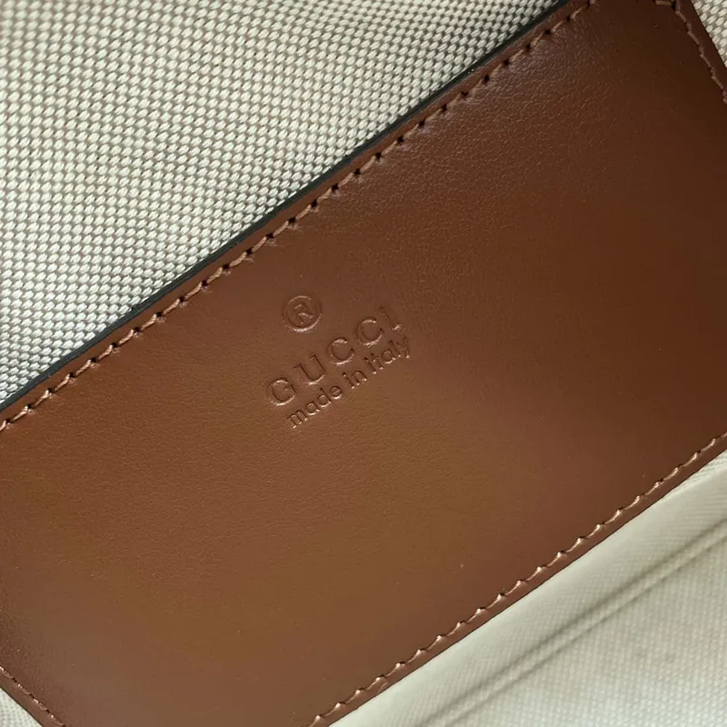 Gucci 725292 Jumbo GG Mini Embossed Bag Brown