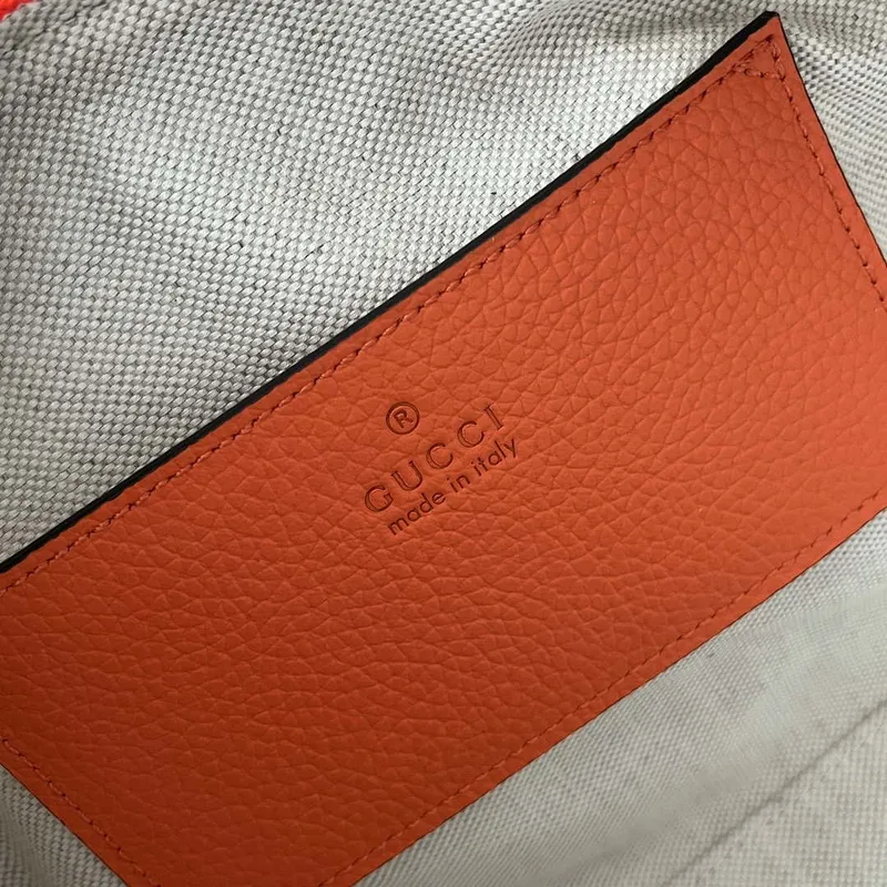 Gucci 725292 Jumbo GG Mini Duffle Bag Orange