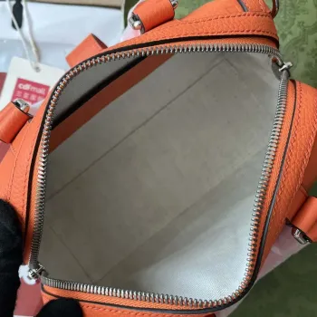 Gucci 725292 Jumbo GG Mini Duffle Bag Orange