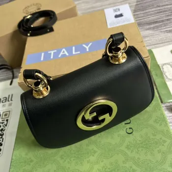 Gucci 724645 Gucci Blondie Mini Shoulder Bag Black