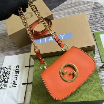 Gucci 724645 Gucci Blondie Mini Shoulder Bag Orange