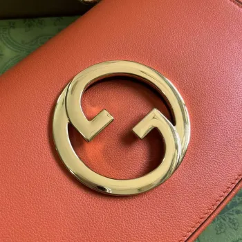 Gucci 724645 Gucci Blondie Mini Shoulder Bag Orange