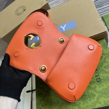 Gucci 724645 Gucci Blondie Mini Shoulder Bag Orange