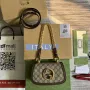 Gucci 724645 Gucci Blondie Mini Shoulder Bag Beige and ebony