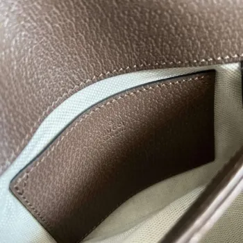 Gucci 724645 Gucci Blondie Mini Shoulder Bag Beige and ebony