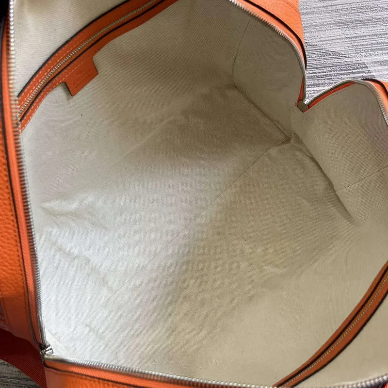 Gucci 725282 Jumbo GG Small Duffle Bag Orange