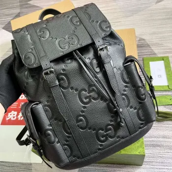 Gucci 625770 Jumbo GG Backpack Black