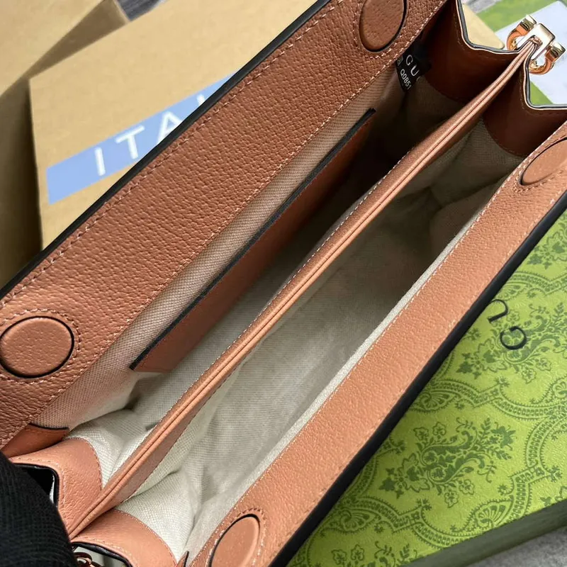 Gucci 503877 Ophidia GG Small Shoulder Bag Pink