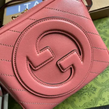 Gucci 744434 Gucci Blondie Top Handle Bag Rose pink
