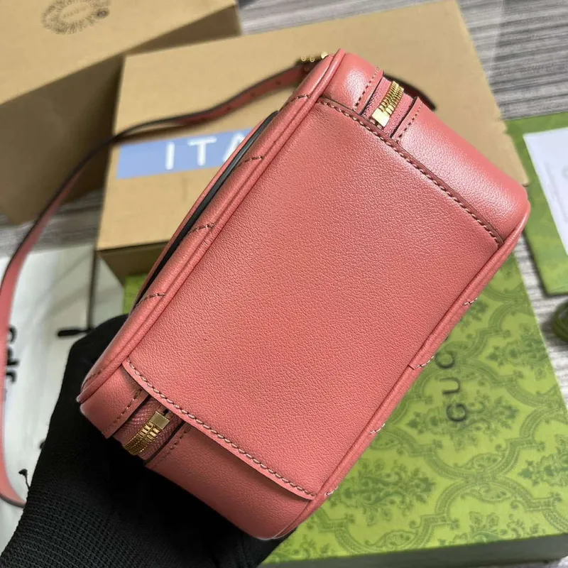 Gucci 744434 Gucci Blondie Top Handle Bag Rose pink