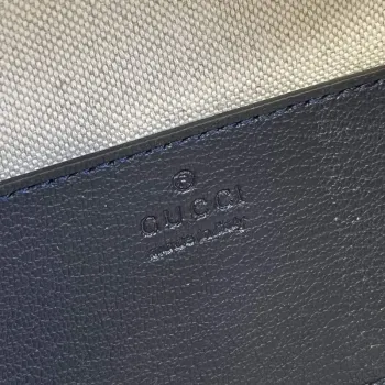 Gucci 744434 Gucci Blondie Top Handle Bag Navy blue