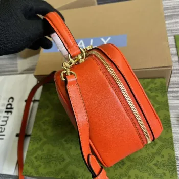 Gucci 744434 Gucci Blondie Top Handle Bag Orange