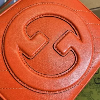 Gucci 744434 Gucci Blondie Top Handle Bag Orange