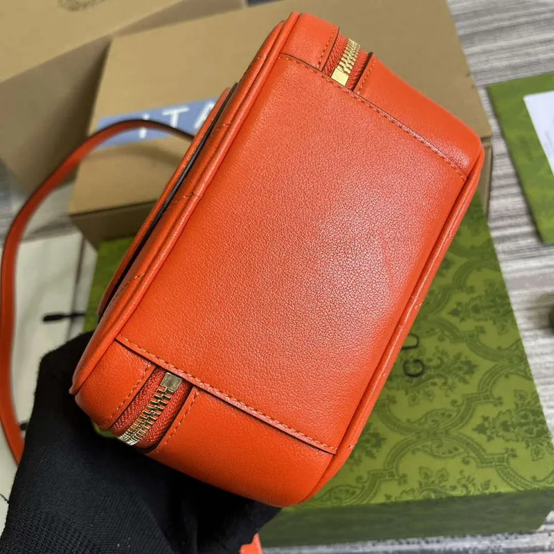 Gucci 744434 Gucci Blondie Top Handle Bag Orange