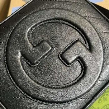 Gucci 744434 Gucci Blondie Top Handle Bag Black