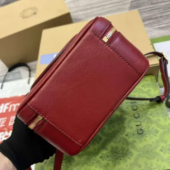 Gucci 744434 Gucci Blondie Top Handle Bag Red