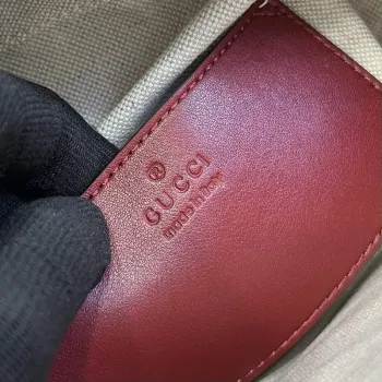 Gucci 744434 Gucci Blondie Top Handle Bag Red