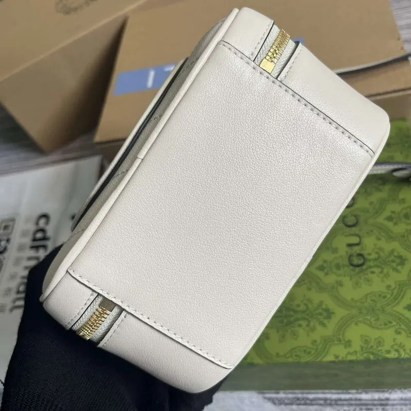 Gucci 744434 Gucci Blondie Top Handle Bag White