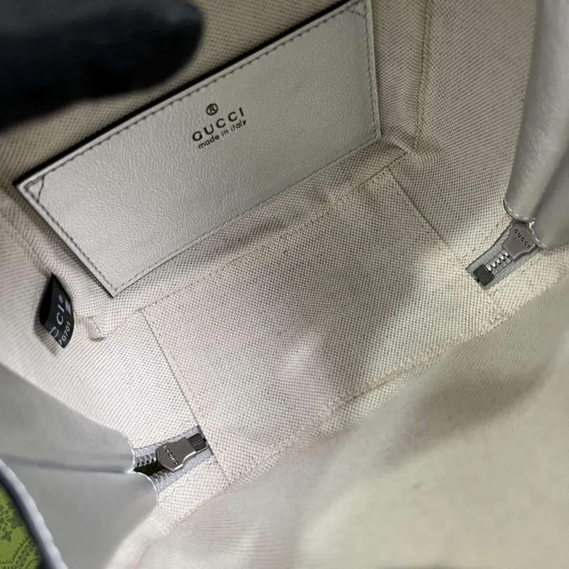 Gucci 744434 Gucci Blondie Top Handle Bag Silver