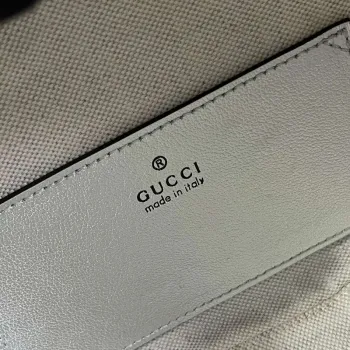 Gucci 744434 Gucci Blondie Top Handle Bag Silver