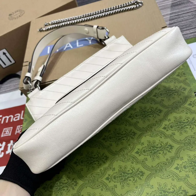 Gucci 751518 Gucci Blondie Small Tote Bag White