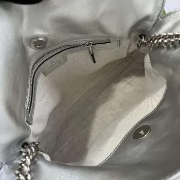 Gucci 751518 Gucci Blondie Small Tote Bag Silver
