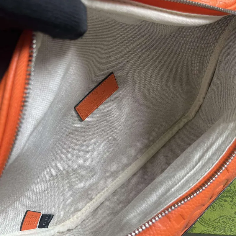 Gucci 645093 Jumbo GG Belt Bag Orange
