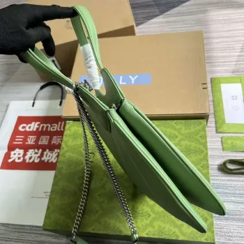 Gucci 745918 Petite GG Small Tote Bag Light green