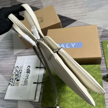 Gucci 745918 Petite GG Small Tote Bag White