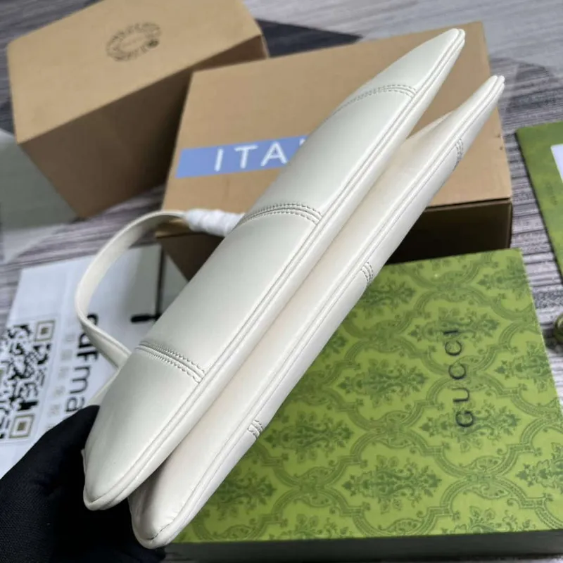 Gucci 745918 Petite GG Small Tote Bag White