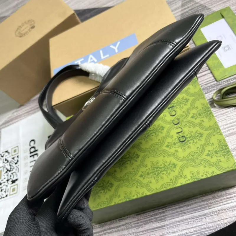 Gucci 745918 Petite GG Small Tote Bag Black