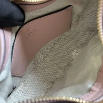 Gucci 739736 GG Matelassé Mini Bag Pink