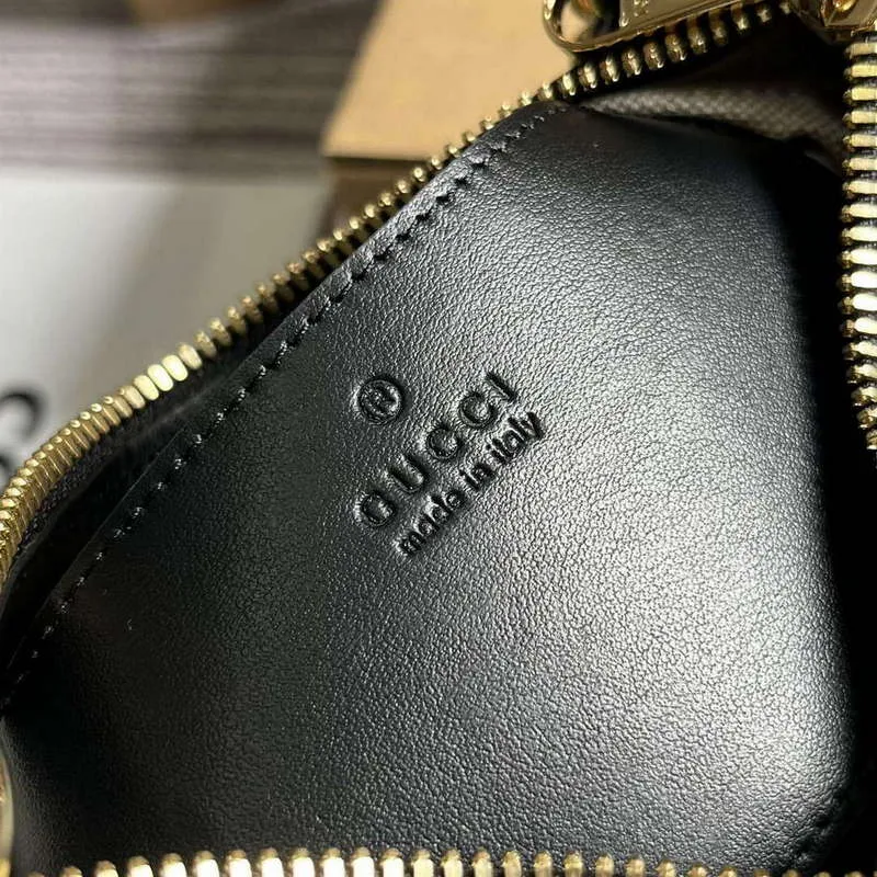 Gucci 739736 GG Matelassé Mini Bag Black