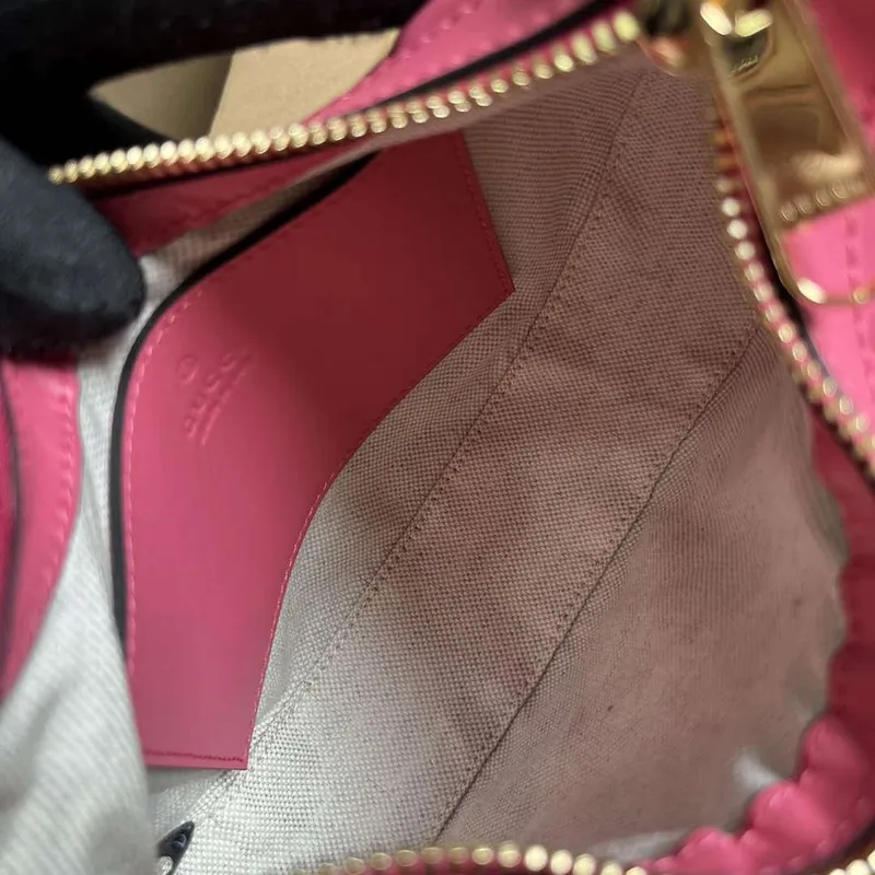 Gucci 739736 GG Matelassé Mini Bag Rose pink