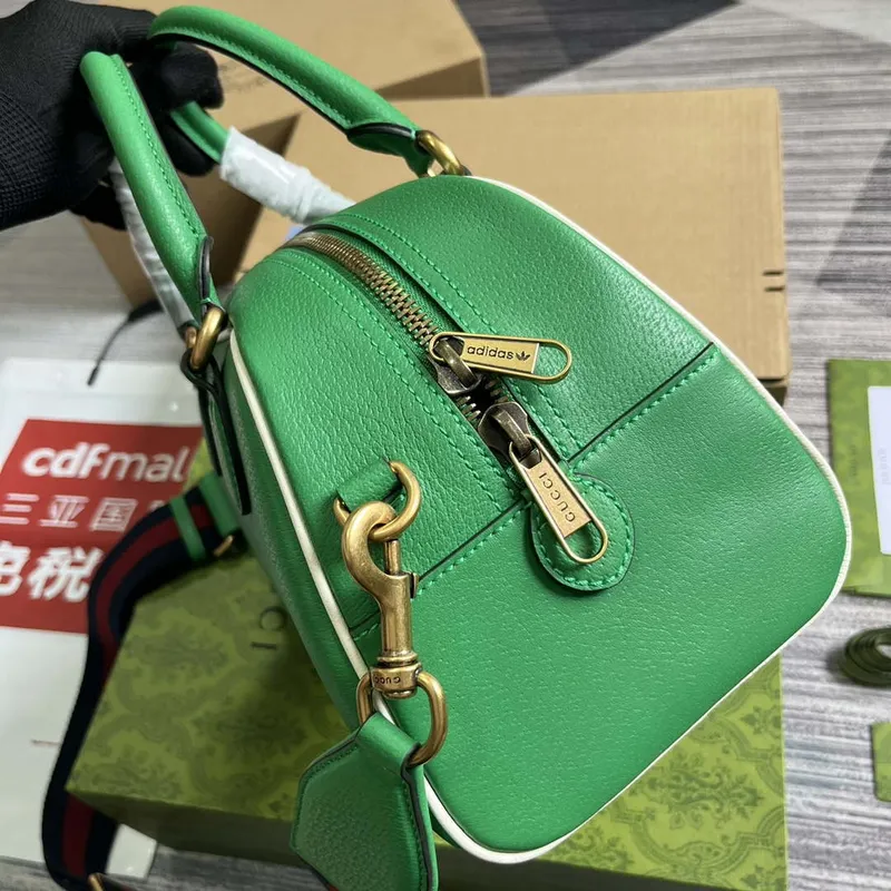 Gucci 727558 Adidas X Gucci Medium Duffle Bag Green
