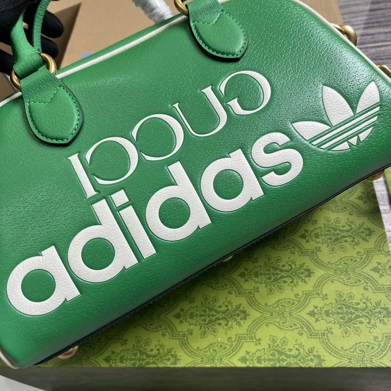 Gucci 727558 Adidas X Gucci Medium Duffle Bag Green