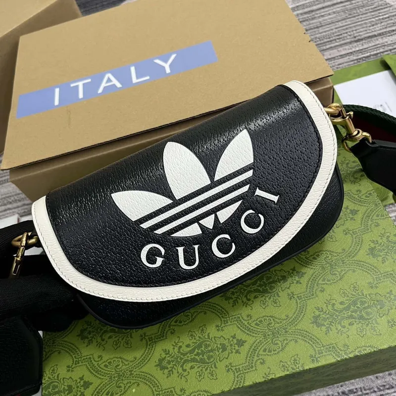 Gucci 727791 Adidas X Gucci Mini Bag Black