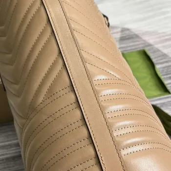 Gucci 739684 GG Marmont Large Tote Bag Rose beige