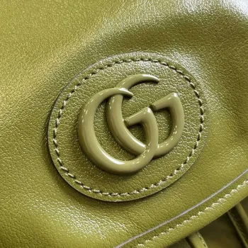 Gucci 725657 Backpack With Tonal Double G Forest green