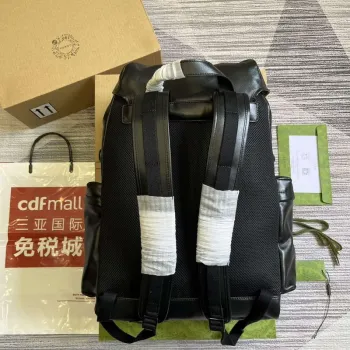 Gucci 725657 Backpack With Tonal Double G Black