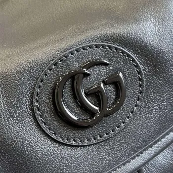 Gucci 725657 Backpack With Tonal Double G Black