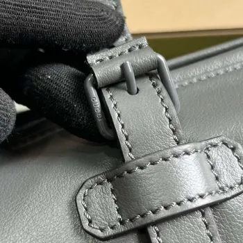 Gucci 725701 Small duffle bag with tonal Double G Gray