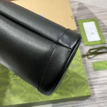 Gucci 750394 Gucci Diana Medium Tote Bag Black leather