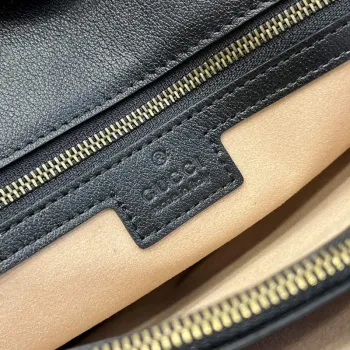 Gucci 750394 Gucci Diana Medium Tote Bag Black leather