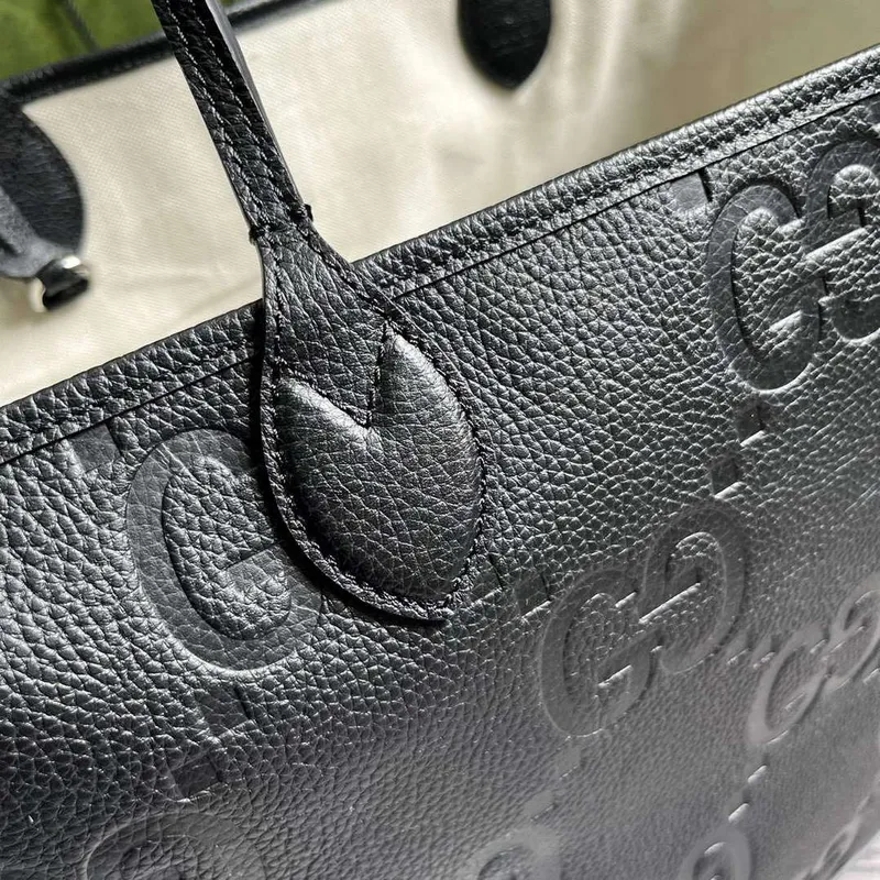 Gucci 726755 Jumbo GG large tote bag Black