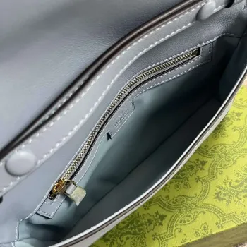 Gucci 699268 Gucci Blondie Shoulder Bag Light blue leather