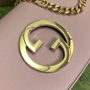 Gucci 699268 Gucci Blondie Shoulder Bag Light pink leather